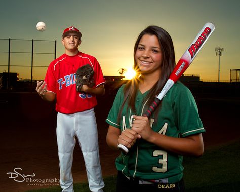 Sibling Rivalry | Flickr - Photo Sharing! Baseball And Softball Sibling Pictures, Sibling Baseball Softball Pictures, Sibling Baseball Pictures, Sibling Sports Pictures Photo Ideas, Kids Sports Quotes, Softball Pictures Poses, Softball Poses, Sports Shoot, Ball Pictures