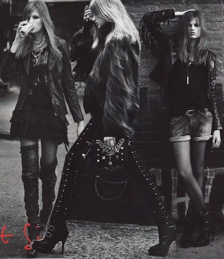 Grunge Jacket, Boho Rock, Rock And Roll Fashion, Mode Editorials, Rock N Roll Style, Look Rock, Rock Chick, Rocker Style, Rocker Chic