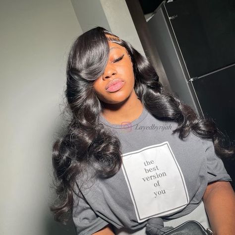 Wig Install With Fishtail Braid, Side Part Sew In With Closure, Sew In With Curls, Closure Sew In, Sew In Weave With Closure, Sew In With Closure, Sew In Curls, Fishtail Hairstyles, Black Wigs