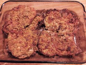 COOLMAMA'S VOICE ON THE BLOG: ♥ French Fried Onion Crusted Pork Chops ♥ Fried Onion Pork Chops, French Fried Onion Pork Chops, Onion Pork Chops, Fried Onion Rings, Crusted Pork Chops, French Fried Onions, Crusted Chicken, Fish And Meat, Fried Onions