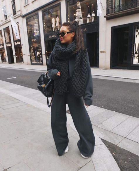 Is it time for a Christmas Chanel Bag giveaway? 🎁🎁🎁 | Instagram Lorna Luxe, Winter Scarf, Chanel Bag, Chanel, Log In, Log, Instagram Photos, Outfit Inspo, Pants