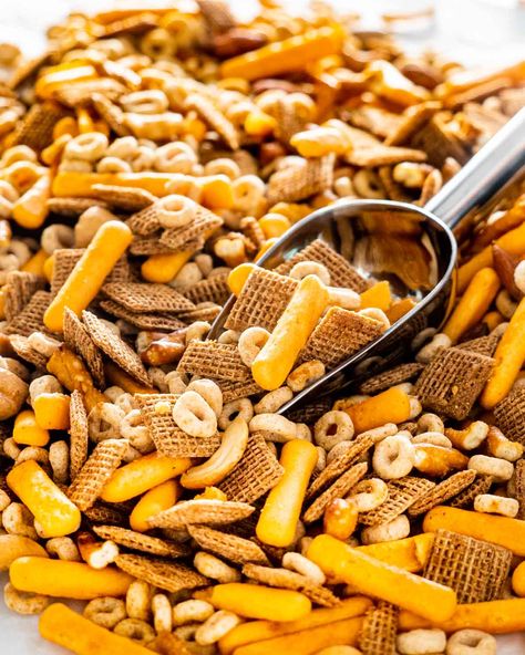 The Best Nuts And Bolts Recipe, Nuts And Bolts Snack Mix Recipe, Diy Party Mix Recipes, Slow Cooker Nuts And Bolts, Baked Trail Mix Recipes, Bits And Bites Recipe Oven, Classic Nuts And Bolts Recipe, Homemade Bits And Bites Recipes, Nuts And Bolts Recipe Best Ranch And Dill