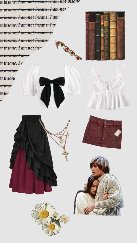 #romeoandjuliet #julietoutift #outfit #inspo #outfitinspo #shakespeare #vintage Juliet Capulet Outfit, Shakespeare Outfits, Romeo And Juliet Outfits, Broadway Outfit, Juliet Capulet, Dream Outfits, Romeo And Juliet, 2000s Fashion, My Vibe