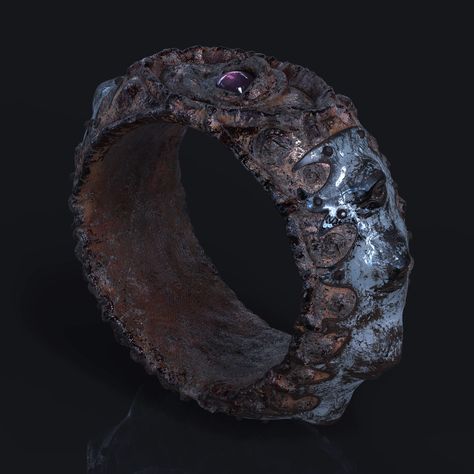 Fantasy Ring, Hideyuki Ashizawa on ArtStation at https://www.artstation.com/artwork/Vg1md8 Magic Ring Fantasy Art, Fantasy Ring Art, Rings Fantasy Art, Magic Ring Art, Fantasy Ring Concept Art, Ring Fantasy Art, Ring Concept Art, Fantasy Artifact, Fantasy Rings Magic