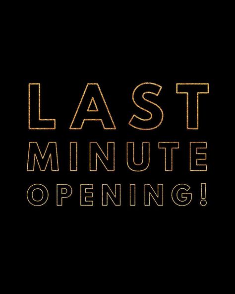 Treena has a last minute opening tomorrow at 9:00 am! Call right now to get in for your hair or nails! 🖤 Online Booking Available Salon, Last Minute Opening Available, Nail Humor, Tan Salon, Massage Therapy Quotes, Salon Openings, Massage Marketing, Booking Available, Mobile Spa