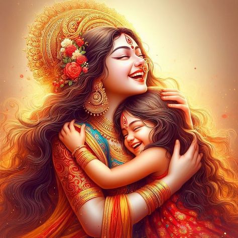 Ammavaru Images, Cute Durga Maa, Indian Goddess Painting, Kali Picture, Goddess Kali Images, Durga Picture, Devi Images Hd, Goddess Aesthetic, God Artwork