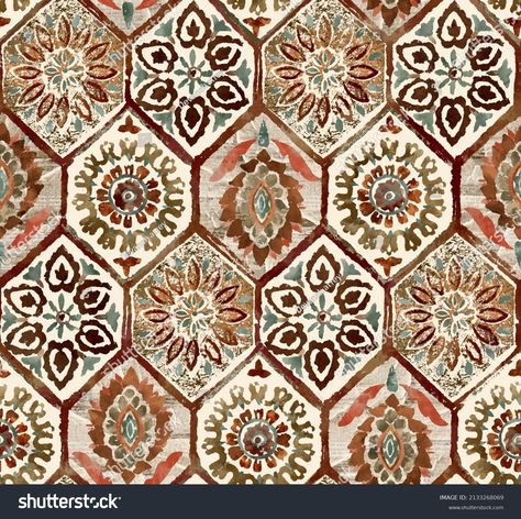 Water Color Floral, Sequence Design, Ajrakh Pattern, African Pattern Design, Shutter Stock, Kurta Patterns, Paisley Flower, Abstract Pattern Design, Print Design Pattern