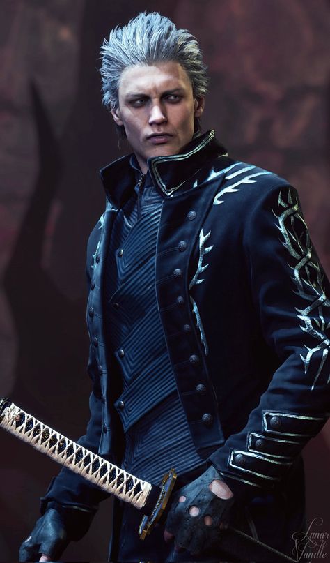 Dmc Vergil, Devil May Cry 4, Vergil Dmc, Dante Devil May Cry, Dmc 5, Cyberpunk Style, I Love My Wife, Devil May Cry, Video Game Characters