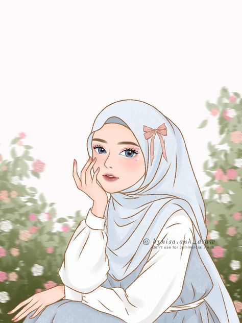 Kartun muslimah, digital art Hijabi Pfp Cartoon, Hijabi Art, Hijab Art, Princess Illustration, Kids Art Galleries, Color Drawing Art, Islamic Cartoon, Hijab Cartoon, Girly Drawings