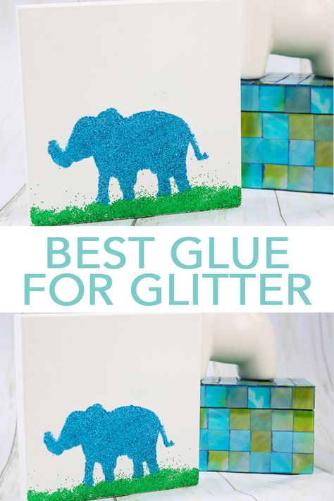 Homemade Glitter, Decoupage On Canvas, Glitter Projects, Best Glue, Edible Crafts, Glitter Crafts, Glitter Glue, Diy Tips, Bottle Painting