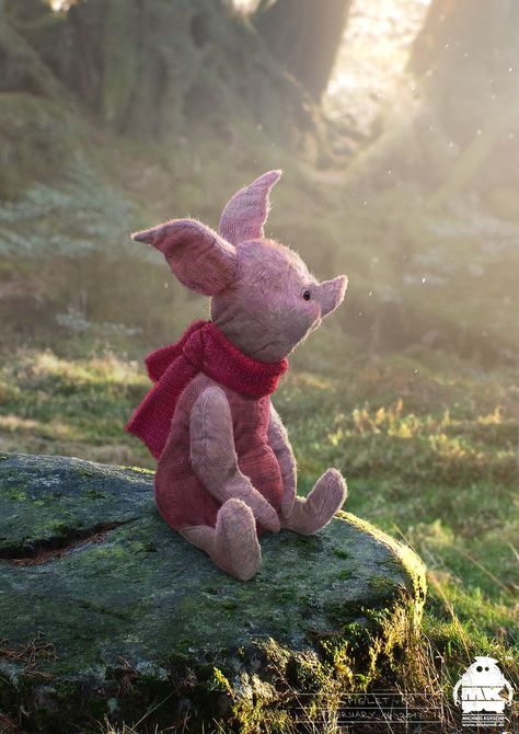 Christopher Robin: Piglet character design, Michael Kutsche on ArtStation at https://www.artstation.com/artwork/0AZLK  #art #artwork #artstation #artist #awesome #cool Piglet Pictures, Piglet From Winnie The Pooh, Christopher Robin Movie, Robin Movie, Winnie The Pooh Pictures, Images Disney, Winnie The Pooh Quotes, Winnie The Pooh Friends, Pooh Quotes