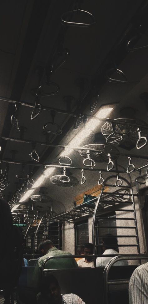 Mumbai Local Train Snap, Local Train Mumbai Photography, Local Train Aesthetic, Local Train Snap, Mumbai Night Snapchat, Bombay Aesthetic, Mumbai Local Train, Mumbai Travel Guide, Mumbai Night