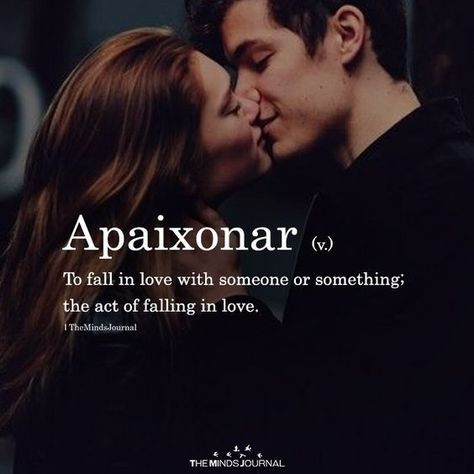 "Apaixonar (v.) To fall in love with someone or something; the act of falling in love." - #apaixonar #fallinginlove #fallinlove #fall #love #loving #relationship #couple #motivationalquotesinenglish Memes Love, Love For Him, Unique Words Definitions, Uncommon Words, Fancy Words, Weird Words, Unusual Words, Rare Words, Big Words