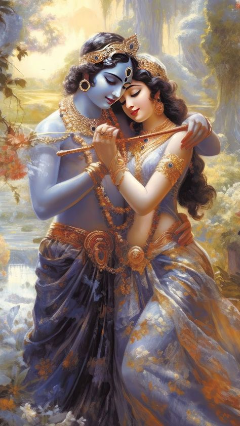 symbol of divine love and the bond of togetherness. Radhe Krishna Wallpapers, Shri Ram Photo, Radha Krishna Wallpaper, Krishna Radha Painting, Radha Krishna Images, Radha Krishna Pictures, Radha Krishna Love, Krishna Radha, Radha Krishna Art