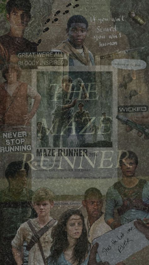 the Maze Runner wallpaper #tmr #themazerunner #aestehthic #wallpaper The Maze Runner Wallpaper, Maze Runner Wallpaper, Runner Wallpaper, Kaya Scodelario, The Maze Runner, Thomas Brodie Sangster, Dylan O, Dylan O'brien, Maze Runner