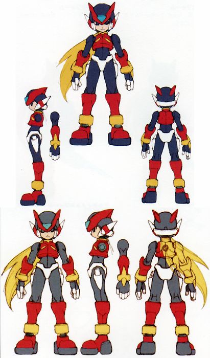 concept art Mega Man Character Design, Mega Man Zero, Mega Man Legends Concept Art, Mega Man Art Character Design, Megaman Concept Art, Mega Man Zero Art, Megaman Zero Concept Art, Elec Man Megaman, Megaman Zero