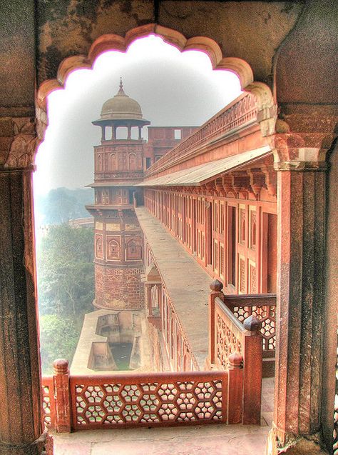 Agra Fort, Agra, India   Visit our site at www.mangalamtours.net for tour packages. Michael Clarke, India Travel Places, India Architecture, Agra Fort, Ancient Indian Architecture, Taj Mahal India, Amazing India, Mughal Architecture, 3d Figures