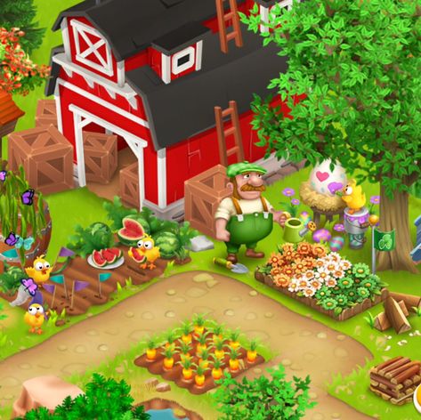 A peaceful day on the farm Hey Day, Hayday Farm Design, Peaceful Day, Farm Layout, Farm Ideas, Hay Day, Farm Design, On The Farm, The Farm