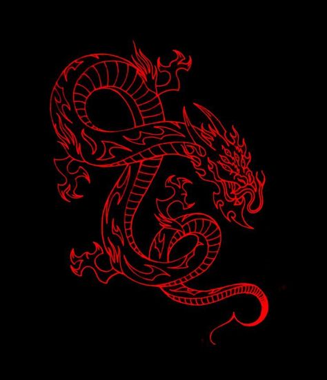 Red Japanese Aesthetic, Chinese Dragon Drawing, Tattoo Aesthetics, 9:16 Wallpaper, Red Widgets, Red Widget, Red Dragon Tattoo, Dragon Wallpaper Iphone, Nijiro Murakami