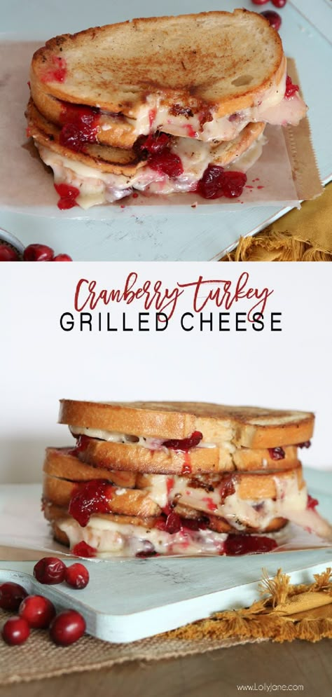 Turkey Grilled Cheese, Goddess Food, Turkey Grilled, Cranberry Turkey, Christmas Yummies, Hot Sandwiches, Grilled Turkey, Grilled Cheese Sandwiches, Grilled Cheese Recipes