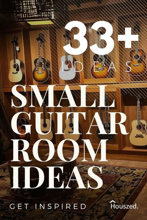 Home Studio Guitar Music Rooms, Guitar Music Room Ideas, Home Guitar Room, Guitar Room Man Cave, Guitar Decor Ideas, Music Room Ideas Home Studio, Mini Music Studio, Backyard Music Studio, Guitar Room Ideas