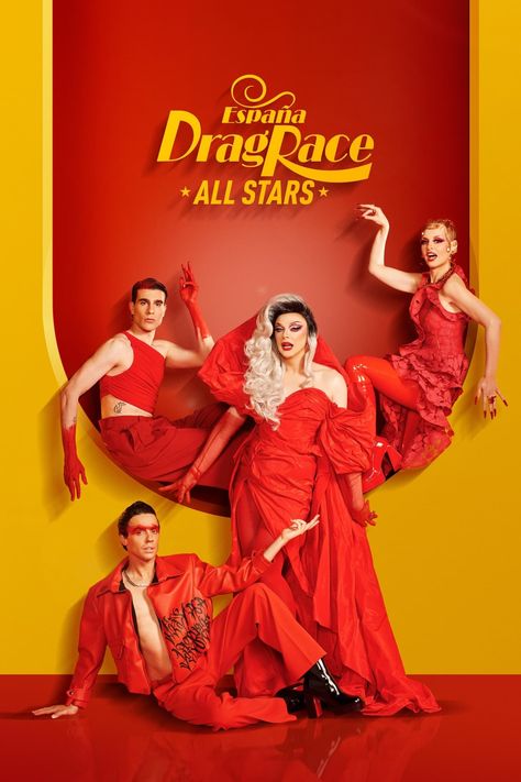 Drag Race España All Stars Posters Drag Race Poster, Race Poster, Rupaul Drag, Rupaul's Drag Race, Rupauls Drag Race, Rupaul, Design Posters, Second Chance, Drag Race