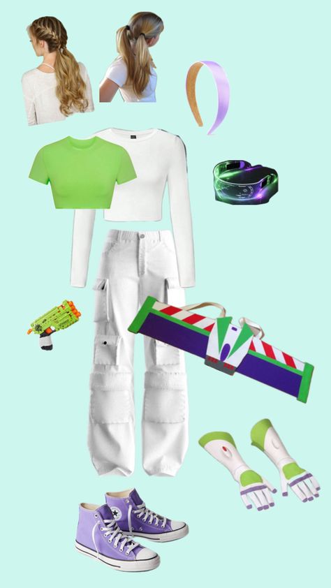 Buzz Disneybound, Buzz Light Year Costume Women's, Buzz Lightyear Costume Women, Buzz Costume, Toy Story Costume, Jessie And Buzz, Disney Character Outfits, Buzz Lightyear Costume, Toy Story Costumes