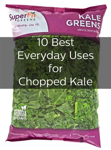 10 Best Everyday Uses for Chopped Kale Kale Uses, Chopped Kale Recipes, Kale And Spinach Recipes, Cooked Kale Recipes, Recipes With Kale, Kale Noodles, Kale Recipes Healthy, Chopped Kale, Chicken Kale