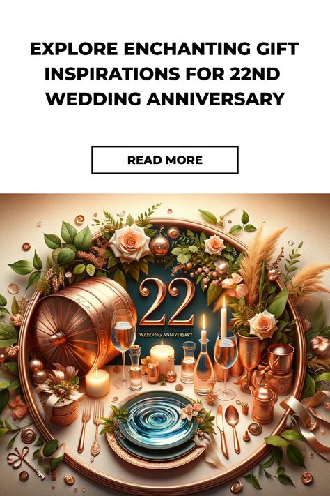 Discover the perfect way to celebrate 22 years of love with our unique and thoughtful 22nd Wedding Anniversary Gift Guide. From traditional copper gifts to personalized treasures, find something special that says 'I love you' in the most beautiful way. #22ndAnniversary #WeddingGiftGuide #AnniversaryGifts #LoveAndCopper #PersonalizedGifts #CelebrateLove 22 Anniversary, Floating Water Lanterns, 22nd Wedding Anniversary, 22nd Anniversary, Sustainable Fishing, Second Wedding Anniversary, Wedding Gift Guide, Copper Gifts, Rain Water Collection