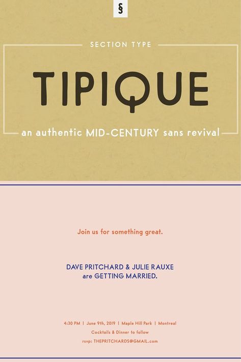 Tipique | Mid-Century Font Revival Check more at https://leasted.com/fonts/tipique-mid-century-font-revival/ Agency Logo, Font Typography, Modern Fonts, Typography Fonts, Mid-century Modern, Typography, Logo Design, Mid Century, Design