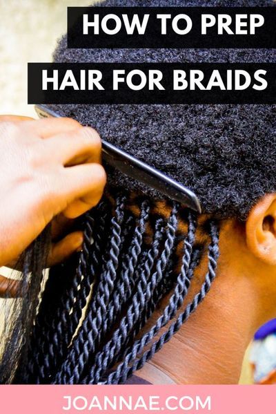 How To Prepare Your Hair For a Protective Style + How to Prep Hair for Braids + what to do before getting box braids Prepping Hair For Braids, Products For Braiding Black Hair, Quick Protective Styles Braids, Hair For Braids, Box Braids Tutorial, Protective Style Braids, Style Braids, Hair Without Heat, Nursing Scrubs