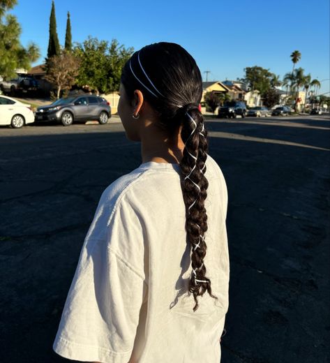 Wrapped Braids, Numbah 5, Prudence Blackwood, Curly Braid, Blaise Zabini, Blue Ombre Hair, Braid Ponytail, Curly Braids, Ribbon Headbands