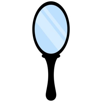 Hand Mirror Illustration, Mirror Template, Mirror Clipart, Mirror Png, Silver Round Mirror, Cartoon Mirror, Border Mirror, Mirror Drawing, Mirror Cartoon