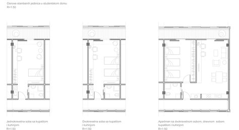 Student Dormitory - Studio project 4 on Behance Dormitory Room Plan, Student Dormitory Floor Plan, Dormitory Floor Plan, Dormitory Design Architecture, Student Dormitory Room, Student Dormitory Design, Dormitory Plan, Dormitory Design, Dorm Planning