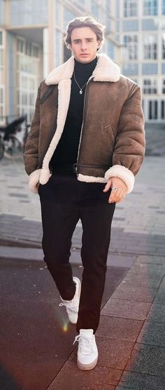 Brown Sherpa Jacket Outfit Men, Mens Sherpa Jacket Outfit, Aviator Jacket Outfit Men, Shearling Jacket Outfit Men, Sherpa Jacket Outfit Men, Aviator Jacket Men, Aviator Jacket Outfit, Shearling Jacket Outfit, Sherpa Jacket Outfit