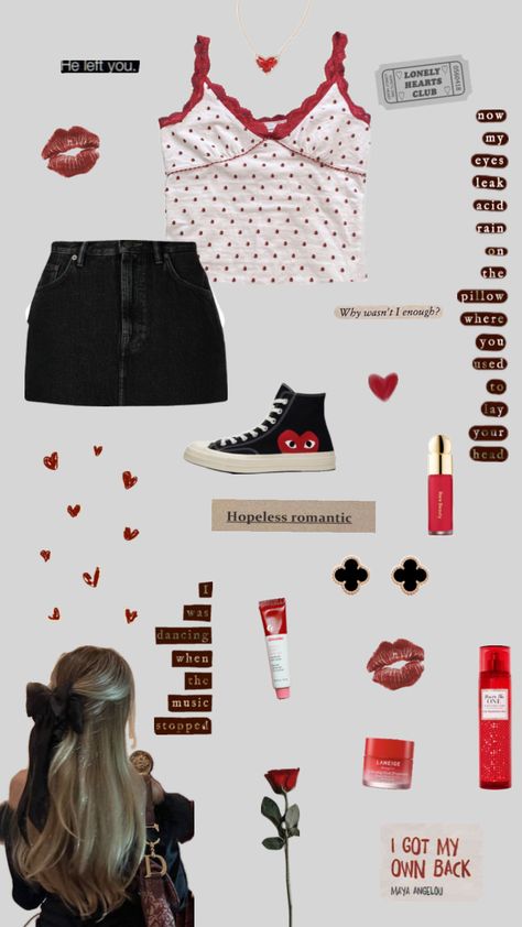 #valentines #antivalentines #single#heartbreak#breakup#beauty #outfitinspo #galentines for all my anti -valentines girls Valentines Heartbreak Outfit, Anti Valentines, Girls Valentines, Cute Outfits, Valentines, Outfit Inspo, Beauty, Quick Saves, Clothes