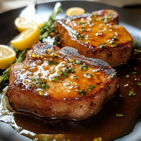 Easy Honey Garlic Boneless Pork Chops Honey Garlic Boneless Pork Chops, Pork Loin Chops Recipes Boneless, Grilled Pork Chops Boneless, Pork Chop Dinner Recipes, Loin Chops Recipes, Pork Loin Chops Recipes, Healthy Pork Chops, Honey Garlic Pork, Garlic Pork Chops