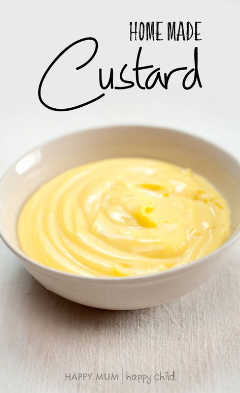 Vanilla Custard Recipe Easy, Easy Custard Recipe Simple, Custard Recipe With Custard Powder, Vla Recipe, Corn Custard Recipe, Pudding From Scratch Recipe, Egg Custard Pudding, No Bake Custard, Easy Custard Recipe