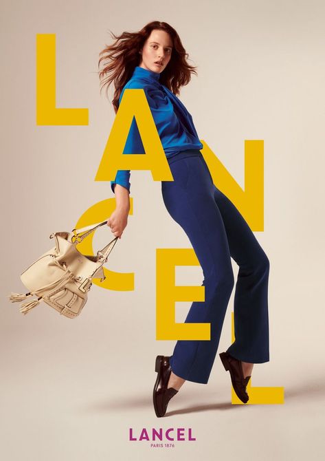 Lancel A/W 20 Campaign (Lancel) Fashion Poster Design, Polish Models, Hair Care Brands, Graphic Design Advertising, Fashion Poster, Ad Campaign, Online Design, Magazine Cover, Business Women