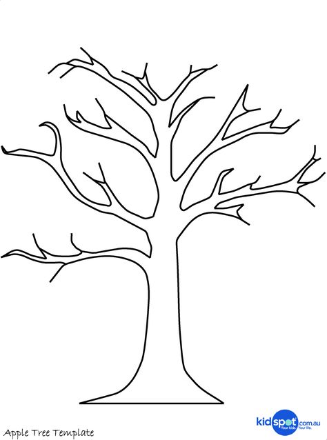 Friendship Tree, Boom Kunst, Leaf Coloring Page, Tree Template, Bird Template, Tree Templates, Tree Coloring Page, Bare Tree, Pola Sulam