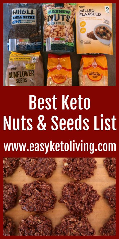 Best Keto Nuts And Seeds List With Recipe Ideas & Video Budget Lunch Ideas, Easy Budget Meals, Lunch On A Budget, Low Carb Breakfasts, Ideas For Snacks, Keto Snack Recipes, Cheap Lunch, Easy Paleo Recipes, Keto Fruit