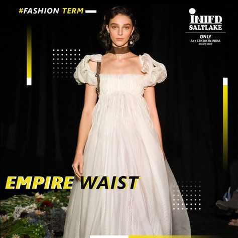 Empire Waist Dress Formal, Empire Line Dress, Empire Fashion, Empire Waist Gown, Empire Silhouette, Fitting Skirt, Fashion Terms, Regency Dress, Dress Idea