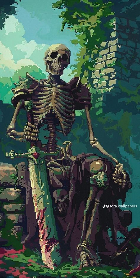 Hero Forge, Pixel Art Landscape, Strange Art, Space Bar, Dark Fantasy Artwork, Creepy Things, Arte 8 Bits, 8bit Art, Cool Pixel Art