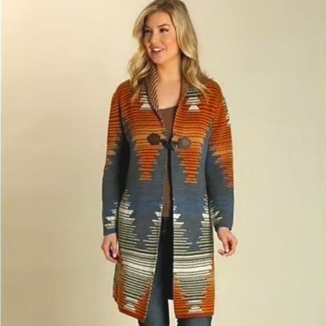 Reposhing This Item I Purchased From @Mngirl06. Nwt! Never Worn. Wrangler Sells One Exactly Like It, So Tagging For Interest. Beautiful Cardigan Coat, Well Made, High Quality! Cowgirl Rodeo Cowgirl Country Tribal Aztec Western Southwestern Cardigan Sweater Knit Thick Bohemian Southern Wild West Pattern Woven Long Duster Colorful Geometric Fall Autumn Leaves Pumpkin Spice Coffee Fair Bonfire Festival Camping Outdoors Cozy Soft Comfy Questions? Leave A Comment Below! Spice Coffee, Rodeo Cowgirl, Cowgirl Rodeo, Duster Cardigan Sweater, Long Duster, Festival Camping, Pumpkin Spice Coffee, Camping Outdoors, Duster Cardigan