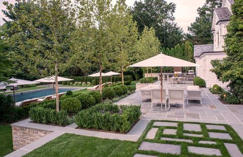 Stone Patios, Patio Layout, Raised Patio, Bluestone Patio, Outside Room, Gardening Trends, New England Homes, Garden Pests, Stone House