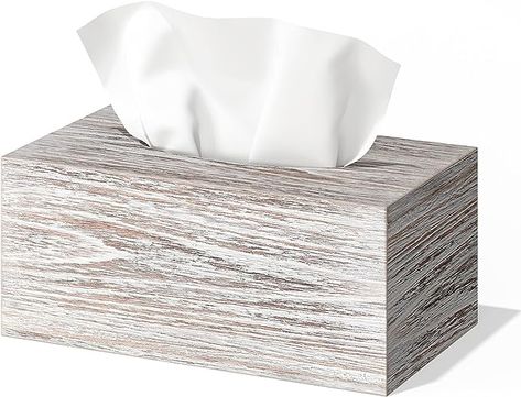 Barnyard Designs Rustic Distressed Wooden Rectangular Tissue Box Cover - Decorative Bathroom Facial Tissue Box Holder Farmhouse Country Decor, 26.5 x 15 x 11.5cm : Amazon.ca: Home Farmhouse Country Decor, Facial Tissue Box, Tissue Box Holder, Whitewash Wood, Wood Cover, Tissue Box Cover, Farmhouse Country, Country Farmhouse Decor, Tissue Box Covers