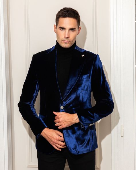 Step into luxury with our signature blue velvet blazer. A symbol of sophistication and bold style, perfect for making a statement at any event. Designed for those who appreciate timeless elegance.

⚜️SIGNORI Blue Velvet Tuxedo, Blue Velvet Blazer, Man Up, Bold Style, A Symbol, Velvet Blazer, Bold Fashion, Blue Velvet, Elegant Fashion