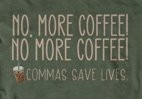 Commas Save Lives, Save Life, Doodles, Novelty Sign, Education, Embroidery, Funny, Quick Saves