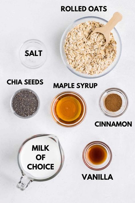 Chia Seed Oatmeal - Texanerin Baking Chia Seeds In Oatmeal, Chia Seeds Oatmeal, Chia Seed Oatmeal Overnight Oats, Oatmeal Chia Seed Recipes, Oatmeal Chia Breakfast, Chia Seed Oatmeal Recipes, Oatmeal With Chia Seeds, Chai Oatmeal, Chia Seed Oatmeal