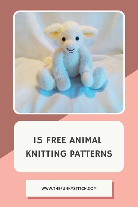 Discover a treasure trove of adorable animal knitting patterns in this extensive collection. From cuddly cats to playful puppies, find the perfect pattern to bring your creations to life. Explore a variety of colors and designs, and let your creativity soar as you knit these charming animals. Get inspired by the stunning photos and start knitting today! Dinosaur Knitting Pattern Free, Knit Toys Free Pattern Stuffed Animals, Christmas Toy Knitting Patterns, Owl Knitting Pattern, Cuddly Cats, Rabbit Knitting Pattern, Knitting Projects Free, Knitted Bunnies, Bunny Knitting Pattern